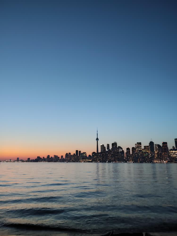 Photos de nuit de Toronto et de la tour CN