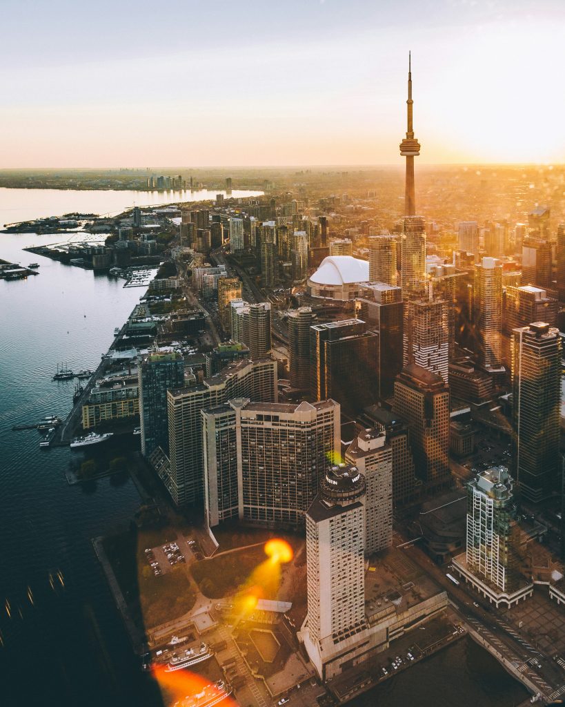 Vue sur Toronto et la CN Tower 