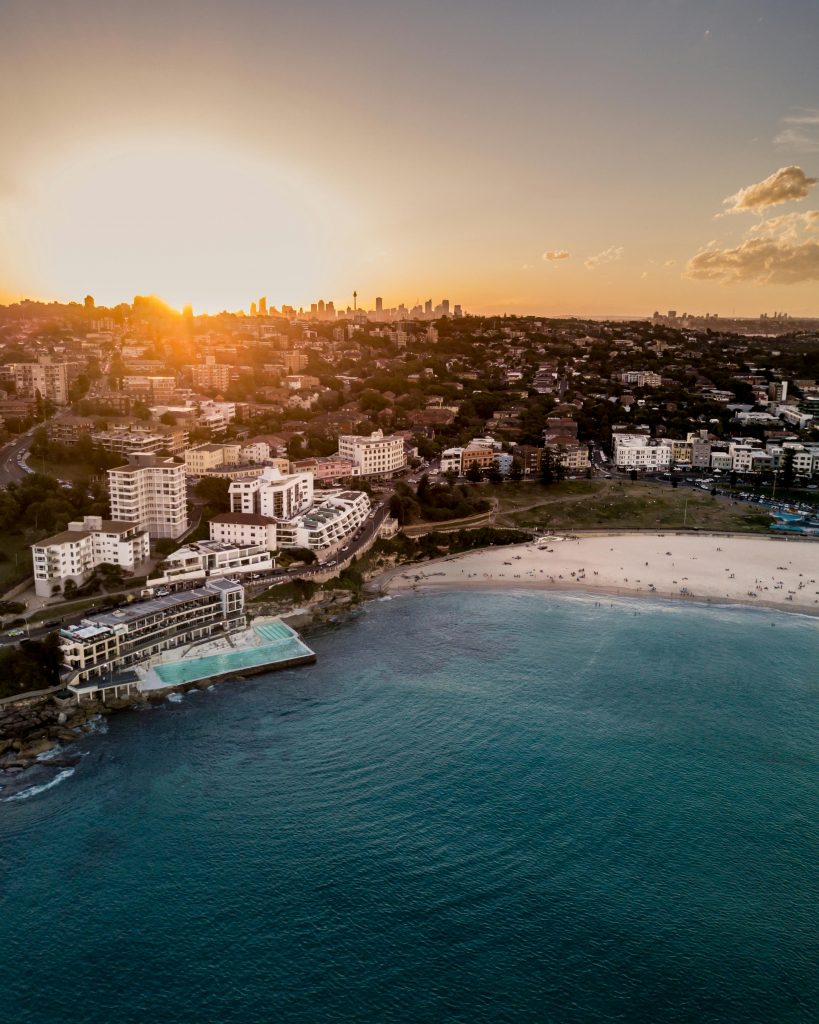 vue de haut sur Sydney 