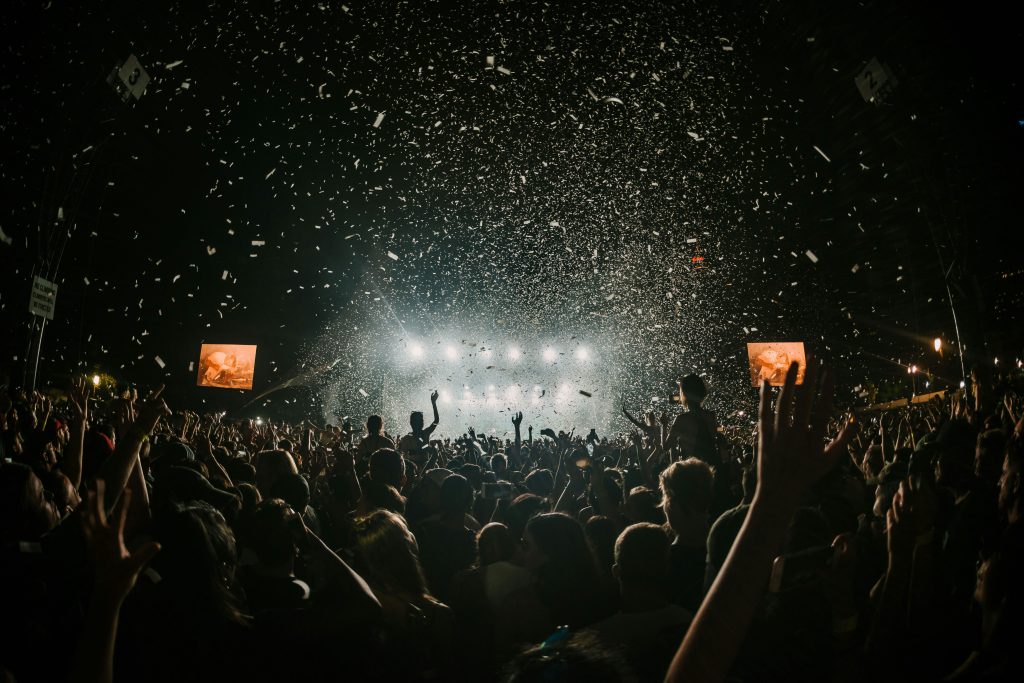 Foule du festival Isle of MTV